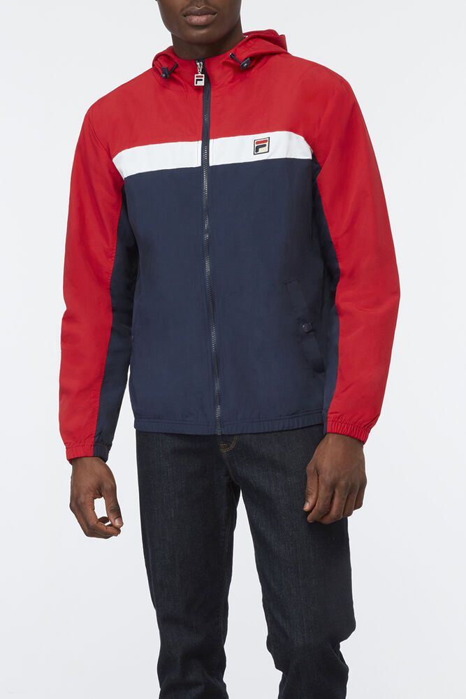 Fila Jakke Herre Rød/Mørkeblå Clipper Wind HLZ-024318